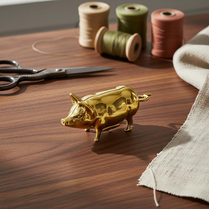 Antique Pig Mini Tape Measure  - Tape Measure 评论和价格