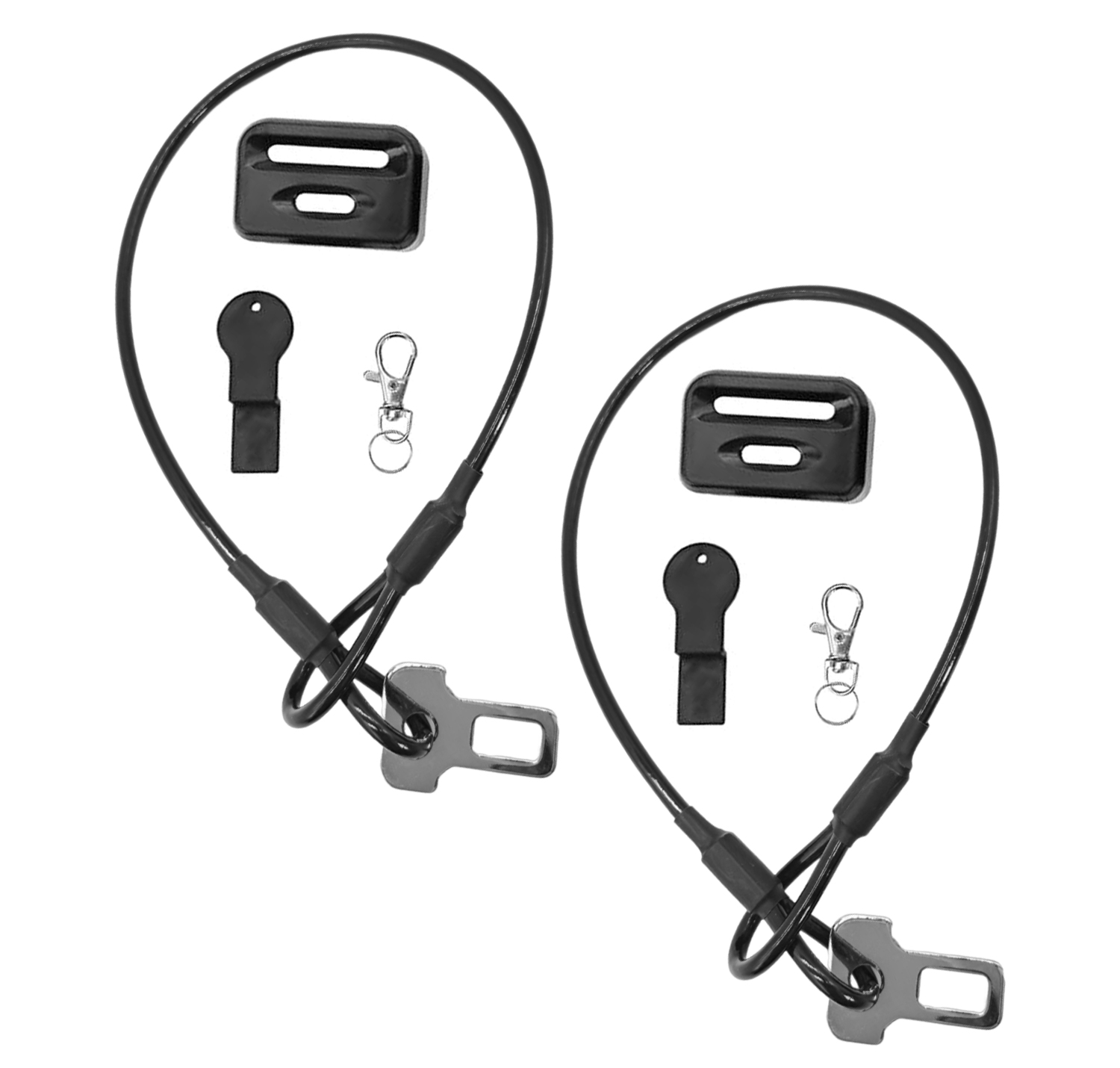 2 Pack Safety Rope Seat Belt L - Door Lock 评论和价格
