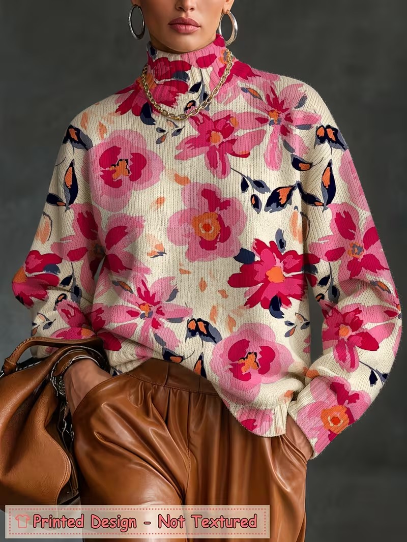 Women Turtleneck T shirt Gradi - Wallpaper 评论和价格