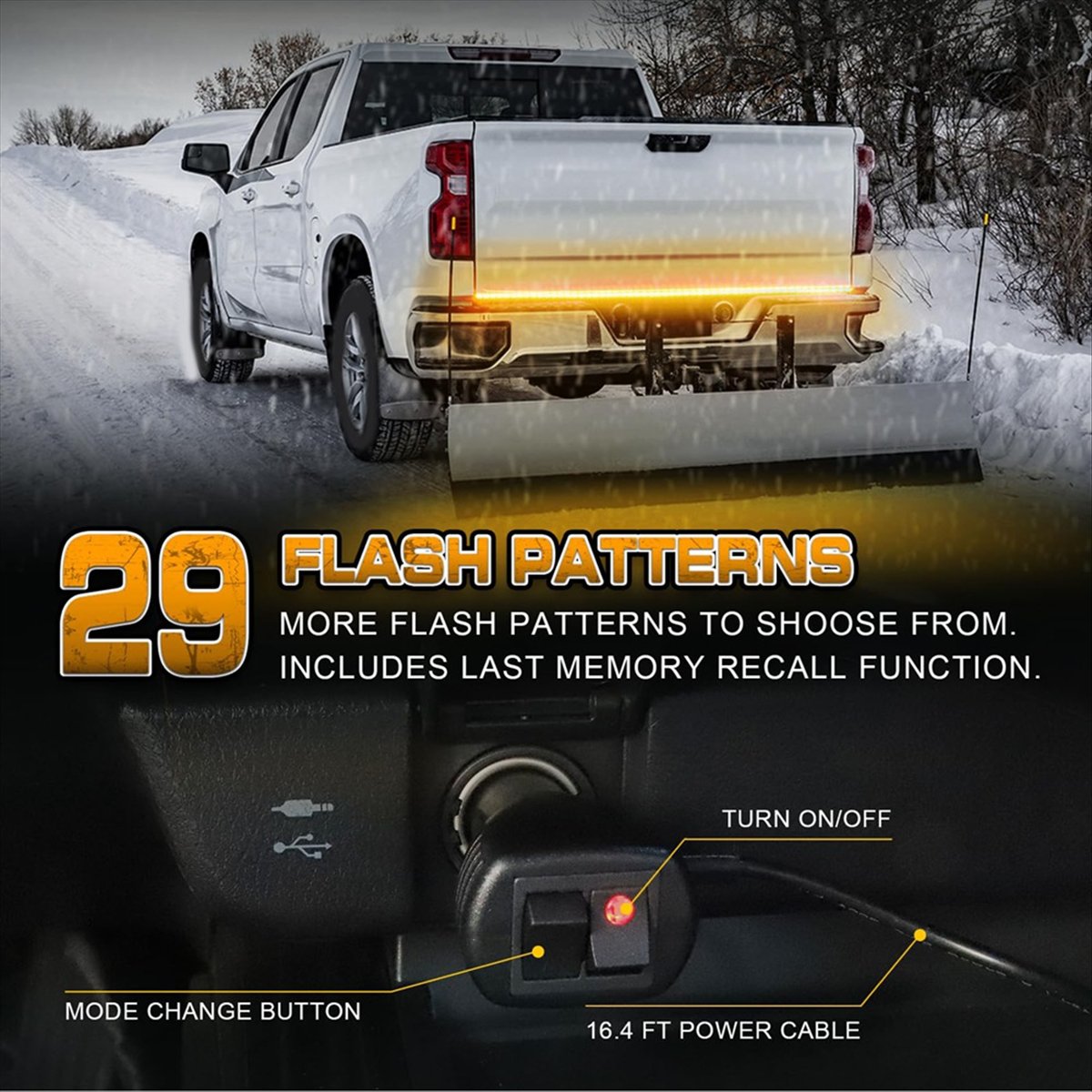 *X07A 60Inch Tailgate Strobe L - Led Strip Lights 评论和价格