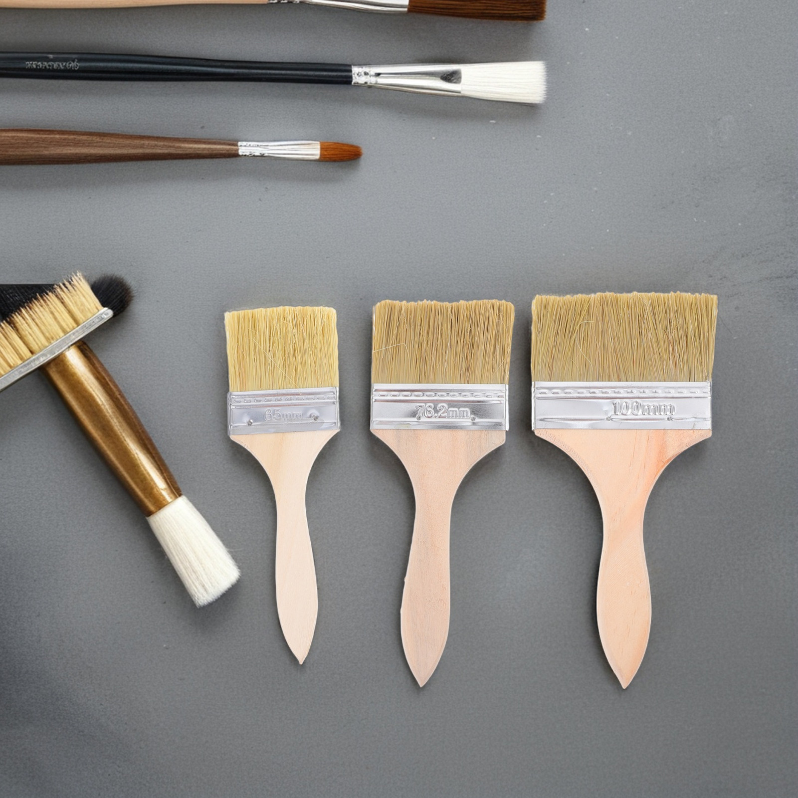3Pcs Thickened Wooden Handle P - Home Improvement Fence 评论和价格