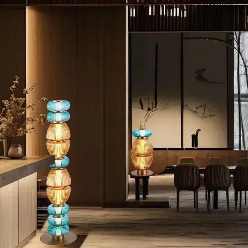 Modern Simple Gourd Glass Tabl - Light Switch 评论和价格