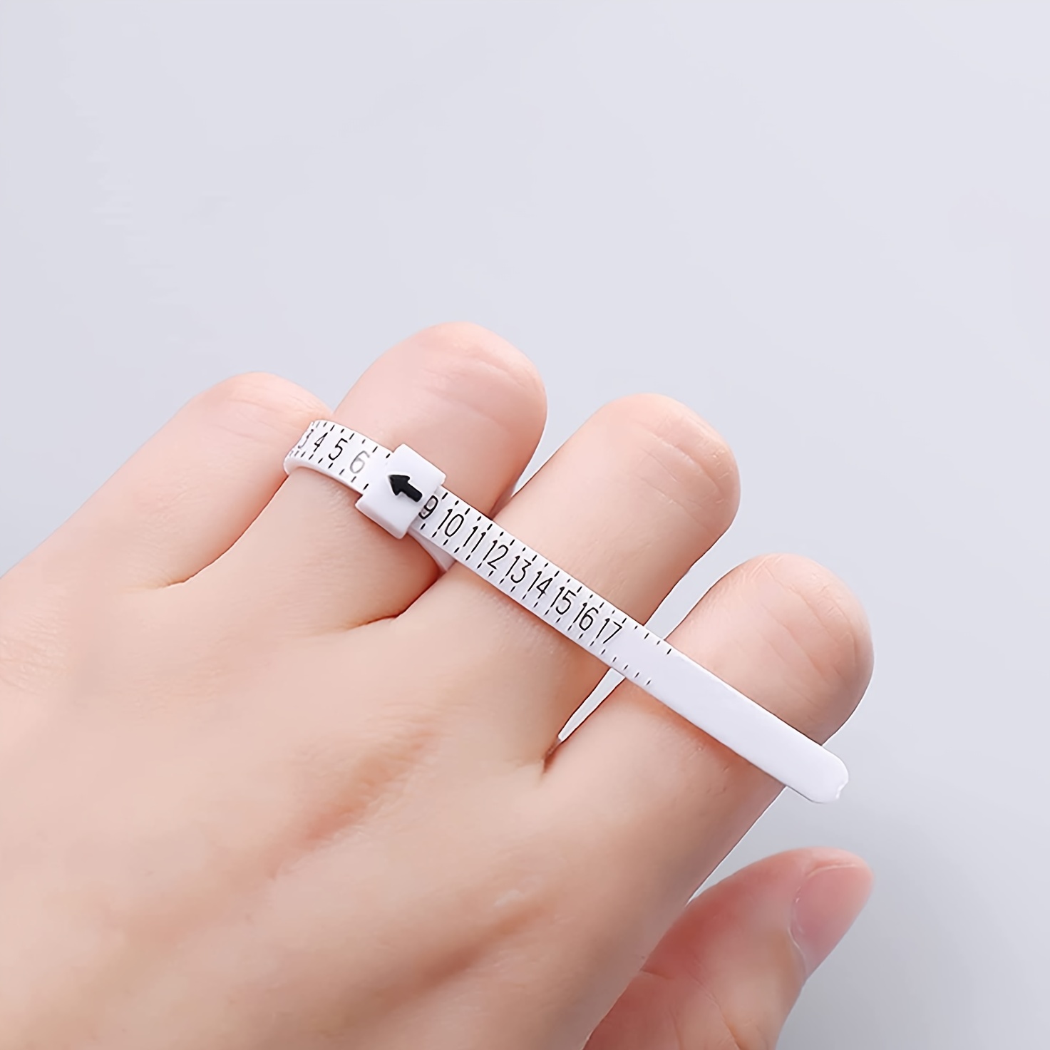 White Ring Sizer Tool - Soft A - Tape Measure 评论和价格
